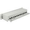 Panel krosowy 10&quot; 12-portowy Cat.6A szary Delock 43308