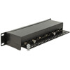Panel krosowy 10&quot; 12-portowy Cat.6A czarny Delock 43310