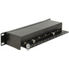 Panel krosowy 10" 12-portowy Cat.6A czarny Delock 43310
