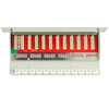 Panel krosowy 10&quot; 12-portowy Cat.6A czarny Delock 43310
