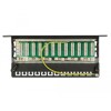 Panel krosowy 10&quot; 0,5U 12-portowy Cat.6A czarny Delock 43312