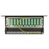 Panel krosowy 10" 0,5U 12-portowy Cat.6A czarny Delock 43312