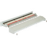Panel krosowy 19" 1U 24-portowy Cat.6A szary Delock 43319