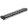 Panel krosowy 19&quot; 24-portowy Cat.6A czarny Delock 43320