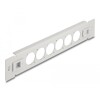 Panel krosowy 10&quot; D-type 6-portowy beznarzędziowy szary Delock 66901