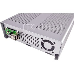 Uniwersalna obudowa M350 mini-ITX (srebrna)