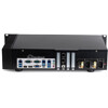 Widok z porty I/O z tyłu komputera przemysłowy 2U Fanless Delta-Silent-2U-i5-2xSSD480-DualPSU z zasilaczem redundantnym 230V