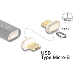Adapter magnetyczny USB typ micro-B męski Delock 66575