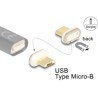 Adapter magnetyczny USB typ micro-B męski Delock 66575