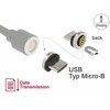 Adapter magnetyczny USB typ micro-B męski Delock 65932