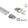 Adapter magnetyczny USB typ micro-B męski Delock 65929