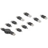 Zestaw adapterów USB 10-elementowy Delock 18612