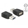 Adapter EASY-USB 2.0-A męsko-żeński tylko ładowanie Delock 65965