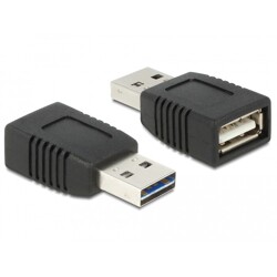 Adapter EASY-USB 2.0-A męsko-żeński tylko ładowanie Delock 65965