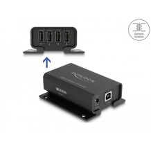 Koncentrator 4 port USB 2.0 z izolacją 5 kV dla linii danych Delock 64226