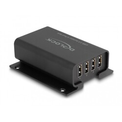 Koncentrator 4 port USB 2.0 z izolacją 5 kV dla linii danych Delock 64226 Koncentrator 4 port USB 2.0 z izolacją 5 kV dla linii danych Delock 64226