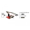 Adapter Raspberry Pi GPIO pin header - szeregowy RS-232 Delock 65628