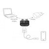 Adapter HDMI-A żeński USB typ A męski czarny Delock 65680