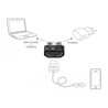 Adapter HDMI-A żeński USB typ A męski czarny Delock 65680