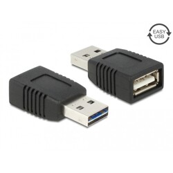 Adapter EASY USB 2.0-A wtyk - gniazdo Delock 65520