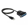 Adapter Kabel drukarkowy USB 80cm Delock 82001