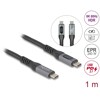 Kabel koncentryczny USB 40Gbps do szybkiego ładowania 240W Delock 86067