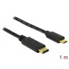 Przewód USB-C 2.0 męski - USB 2.0 micro-B męski 1,0m czarny Delock 83602