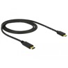 Przewód USB-C 2.0 męski - USB 2.0 micro-B męski 1,0m czarny Delock 83602