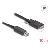 Optyczny aktywny kabel USB 10Gbps-A do micro-B męski ze śrubkami 10m Delock 83213