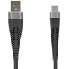 Kabel USB 2.0 USB-A - USB-C męsko-męski z ochroną przed zginaniem 1m Delock 81121