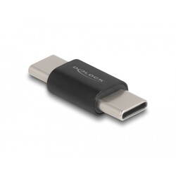 Adapter USB-C SuperSpeed 10Gbps męsko-męski czarny Delock 60035