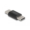Adapter USB-C SuperSpeed 10Gbps męsko-męski czarny Delock 60035