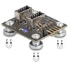 Adapter USB 2.0 z listwą pinową, męska na 2x wewnętrzny USB typ E, z kluczem A, żeńskim kątowym magnetycznym z kablem USB ze złą