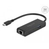 Adapter USB-C do 2,5 Gigabit LAN z USB-A żeński Delock 63826