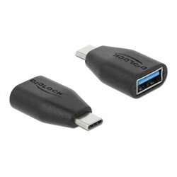 Adapter SuperSpeed USB 10Gbps USB-C męsko-żeński USB-A Delock 65519