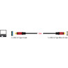 Przewód USB 5Gbps typ A męski do USB 5Gbps typ micro-B męski 5m Delock 82763