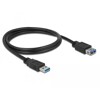 Kabel USB 5Gbps typ A - micro-B męsko-męski męski 2m czarny Delock 85074