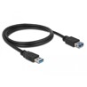 Kabel USB 5Gbps typ A - micro-B męsko-męski męski 2m czarny Delock 85074