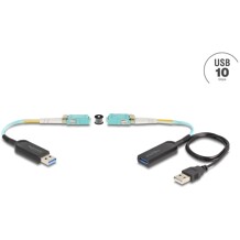 Zestaw przedłużaczy USB 10Gbps typ A na kablu LC Duplex Delock 66466