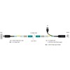 Zestaw przedłużaczy USB 10Gbps typ A na kablu LC Duplex Delock 66466