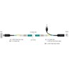 Zestaw przedłużaczy USB 10Gbps typ A na kablu LC Duplex Delock 66466