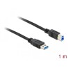 Kabel USB 5Gbps typ A - typ B męsko-męski 1m czarny Delock 85066