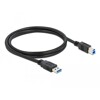 Kabel USB 5Gbps typ A - typ B męsko-męski 1m czarny Delock 85066