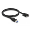 Przewód USB 3.0 typ A - micro-B męsko-męski męski ze śrubkami 1m Delock 87799