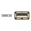 Przewód USB 2.0 2,00mm z 5-pin. listwą - USB 2.0-A żeński 15cm Delock 84831