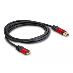 Kabel USB 3.0 typ A - micro-B męsko-męski męski 3m Premium Delock 82762 Kabel USB 3.0 typ A - micro-B męsko-męski męski 3m Premium Delock 82762