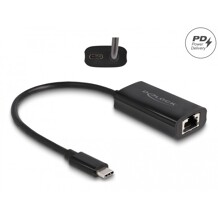 Adapter USB-C do Gigabit LAN z Power Delivery 100W Delock 61026