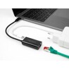 Adapter USB-C do Gigabit LAN z Power Delivery 100W Delock 61026