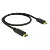 Przewód USB-C 2.0 męski - USB 2.0 micro-B męski 50cm czarny Delock 83333