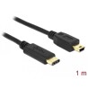 Przewód USB-C 2.0 męski - USB 2.0 mini-B męski 1,0 m czarny Delock 83603
